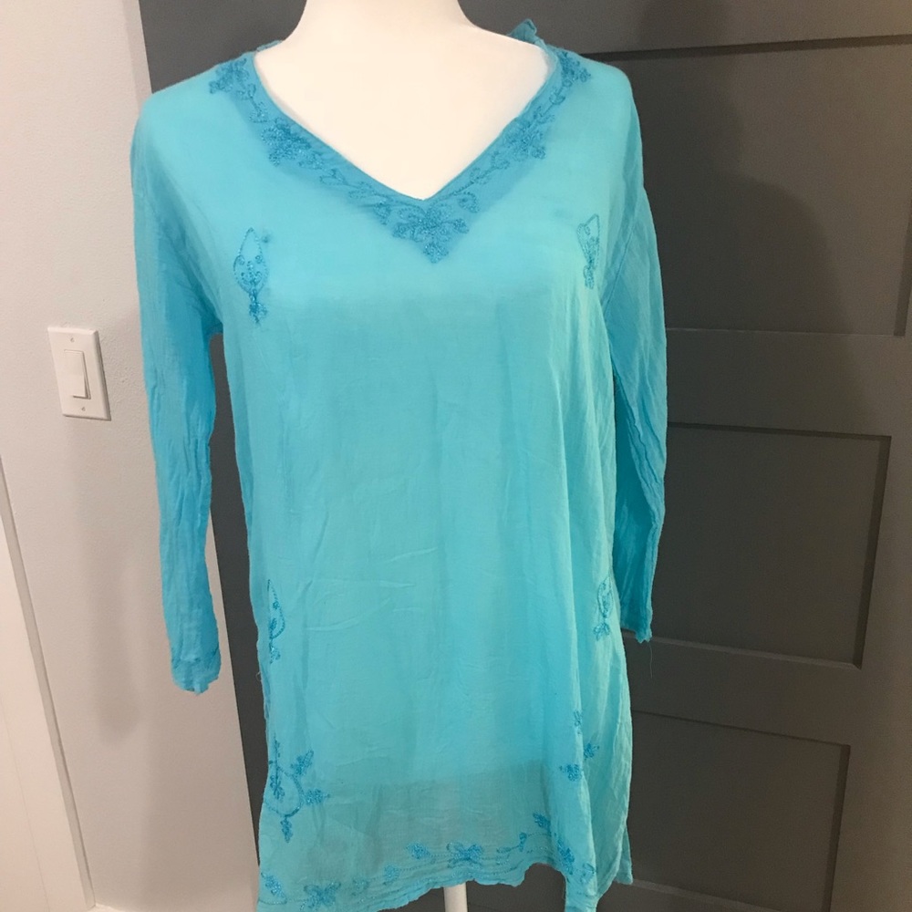 Pretty Beach Cover Up, Size Medium